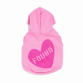 Big Full Heart Animal Hoodie, Candy Pink   Magenta
