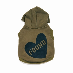 Big Full Heart Animal Hoodie, Olive   Lake