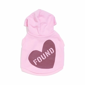 Big Full Heart Animal Hoodie, Pink   Mauve