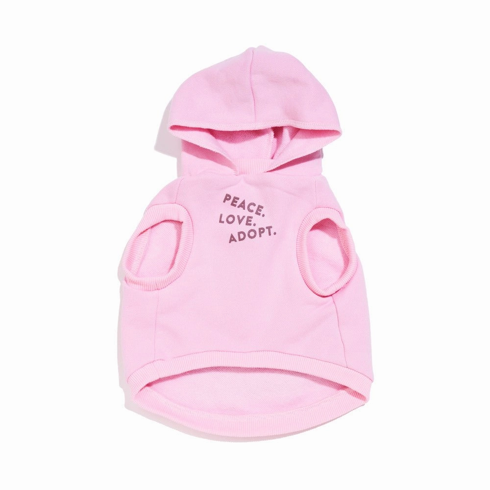 Big Full Heart Animal Hoodie, Pink   Mauve