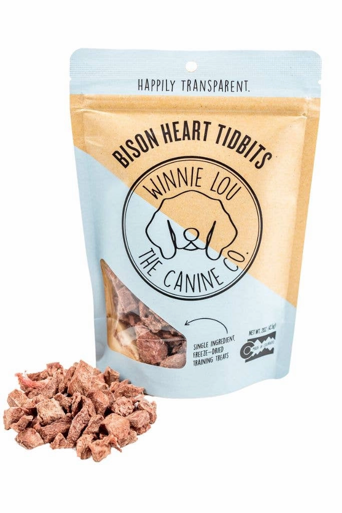 Bison Heart Tidbits - Winnie Lou - The Canine Company