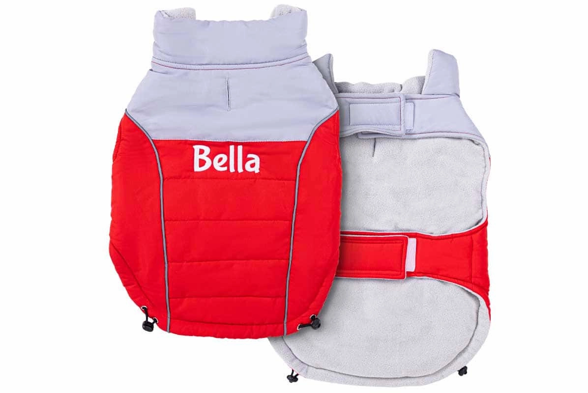 Dog Puffer Jacket, Personalized Insulated Dog Vest