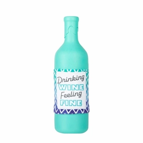 Drinking Wine, Feeling Fine Natural Rubber Dog Toy