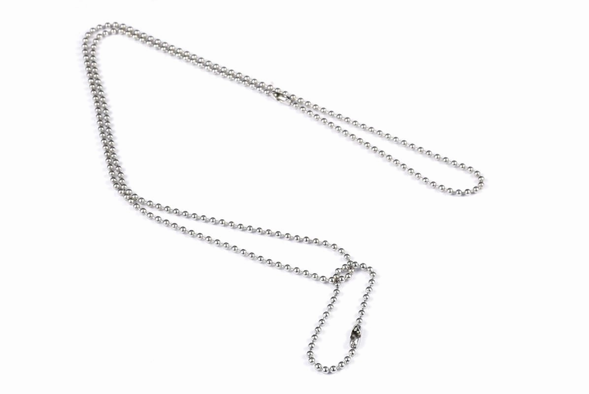Engraved Military Dog Tag Necklace Set