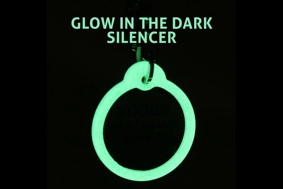 I Love My Family Dog Tag with Silencer