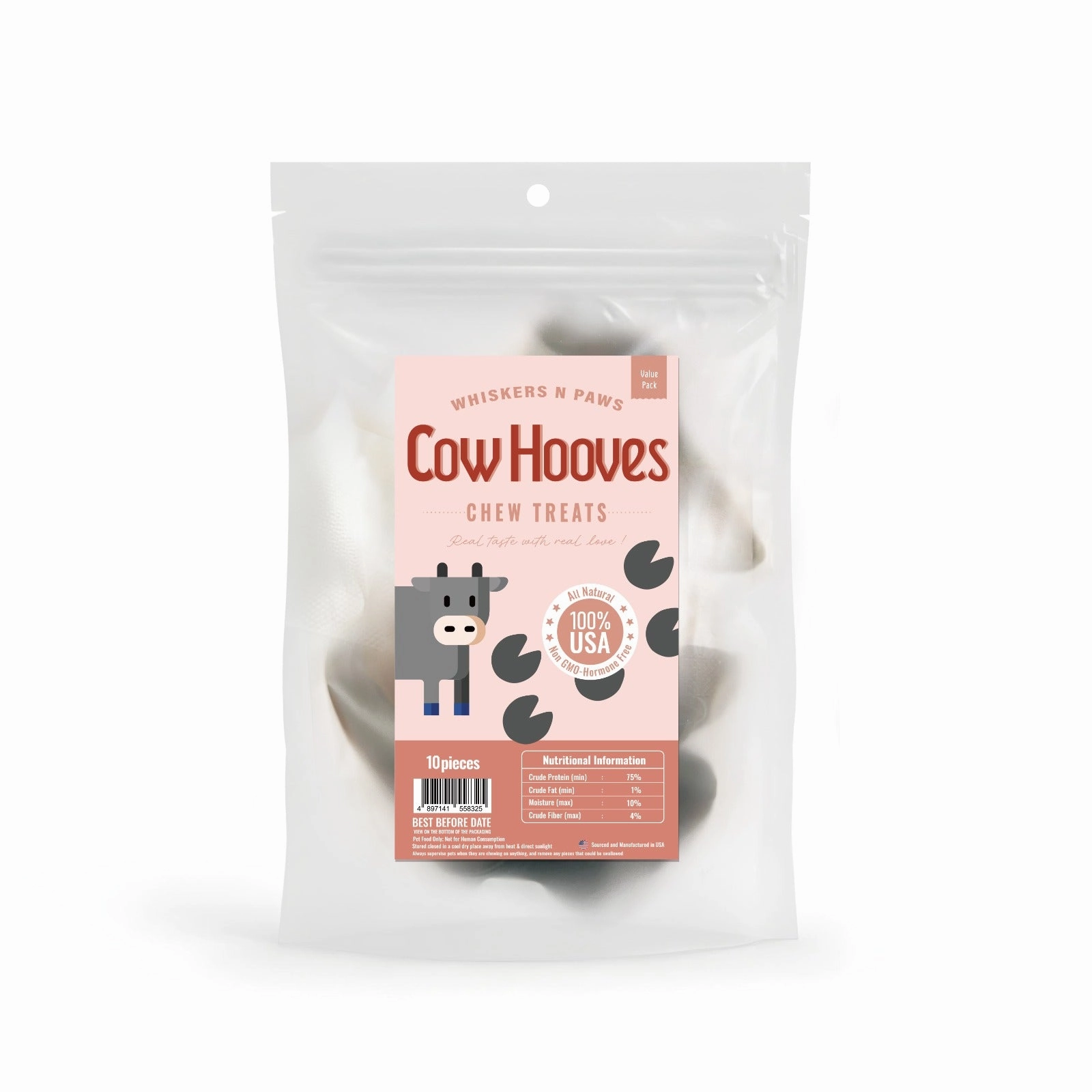 Limited Edition Oven Roasted Cow Hooves Dog Dental Chew