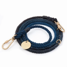 Manhattan Ombre Cotton Rope Dog Leash by Found My Animal | Adjustable & Handcrafted