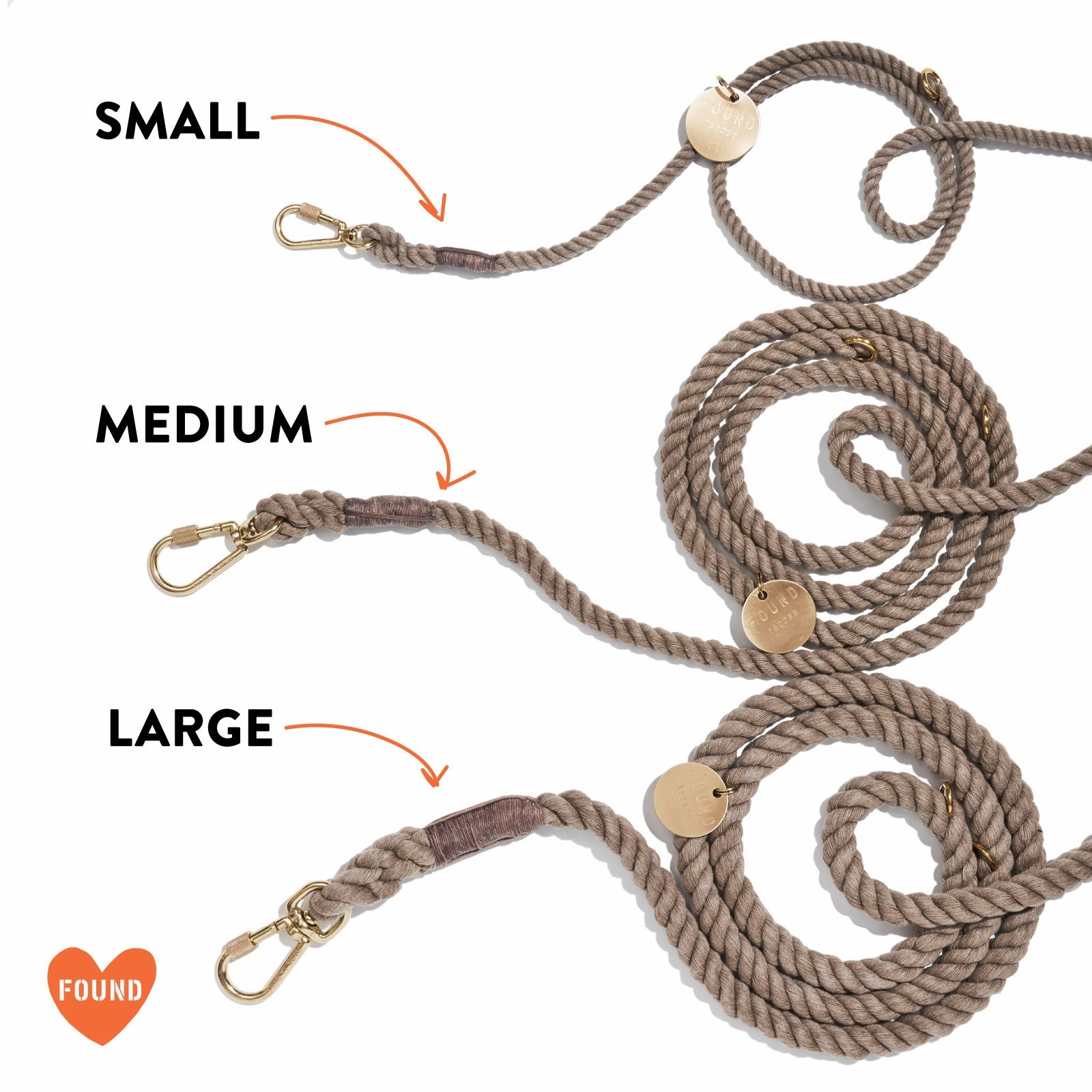 New! Matte Black Rope Dog Leash, Adjustable & Handcrafted -  Found My Animal