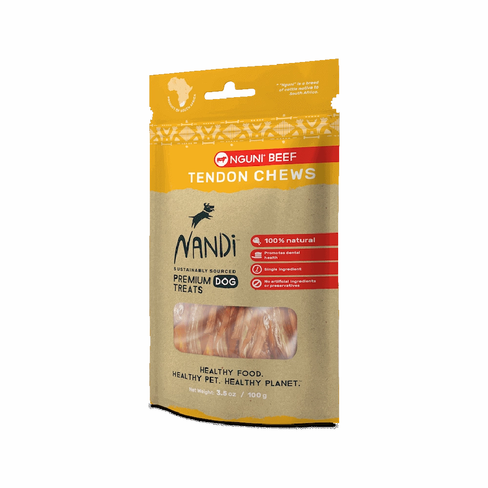 Nguni Beef Tendon Chews Dog Treats