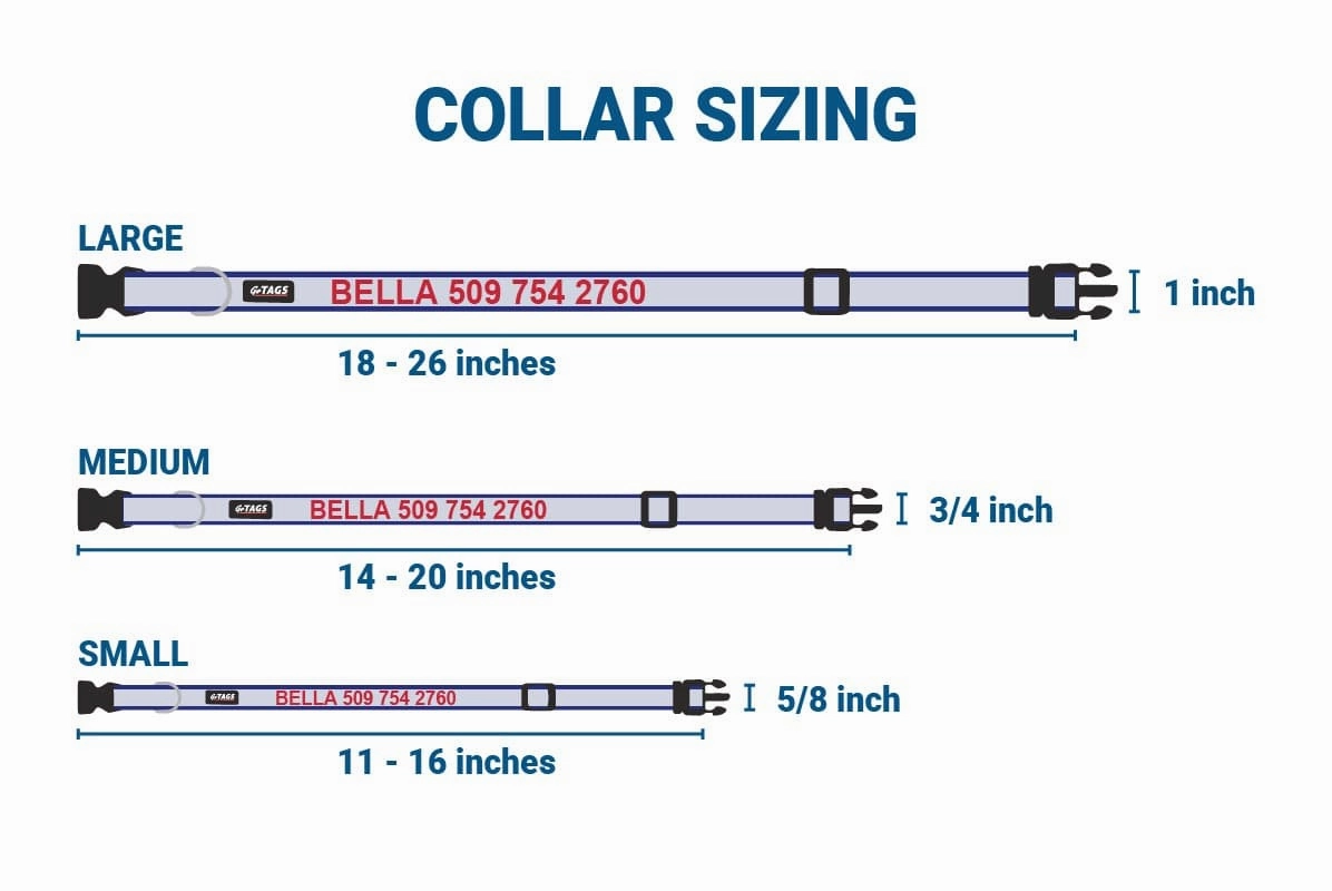 Personalized Reflective Dog Collar with Quick Release Buckle, Embroidered