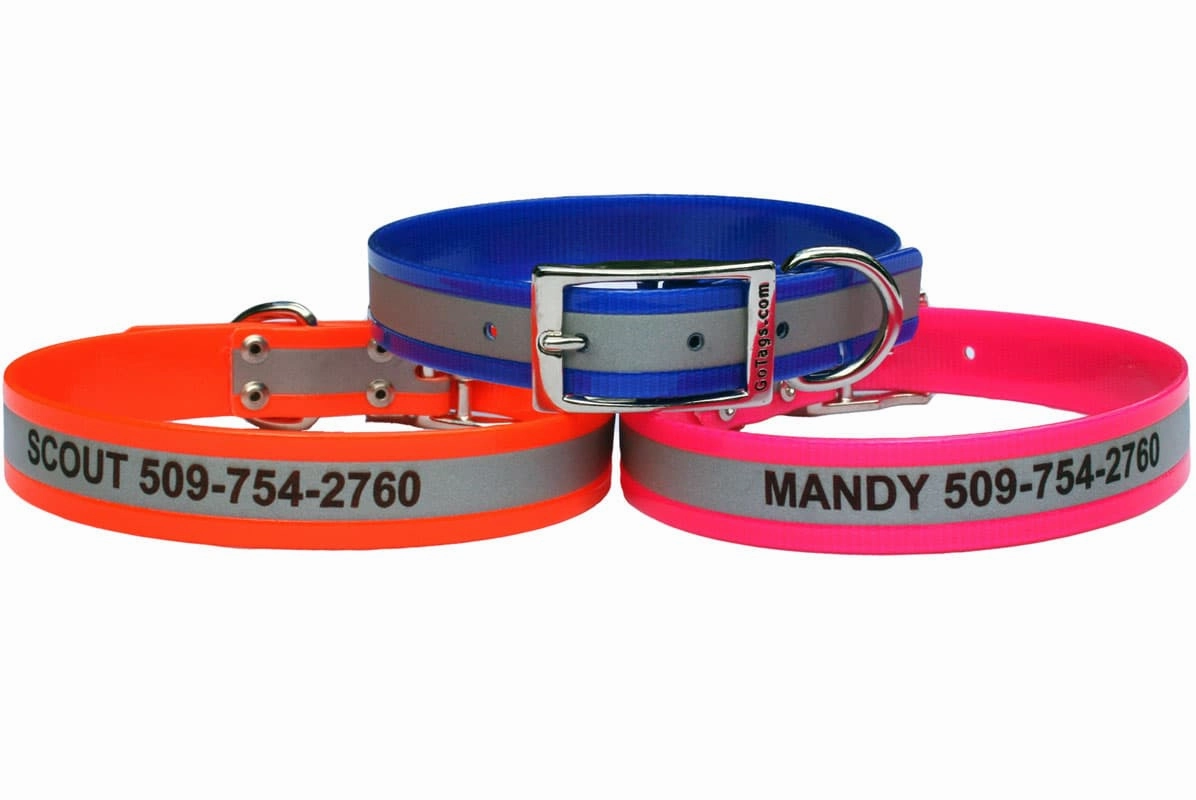 Personalized Reflective Waterproof Dog Collar