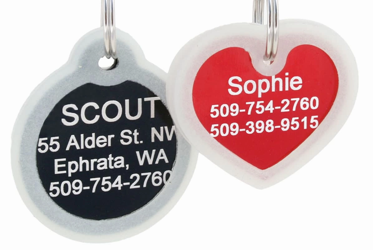 Pet ID Tags with Tag Silencer