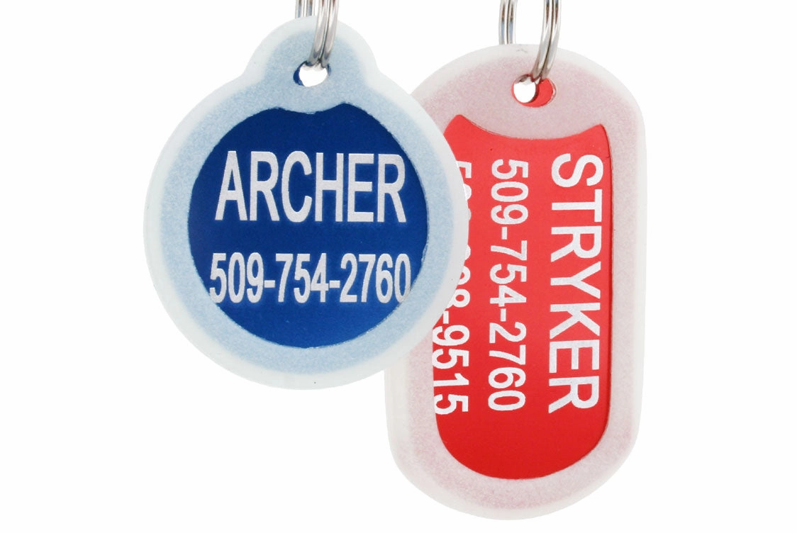 Pet ID Tags with Tag Silencer