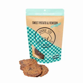 Sweet Potato & Venison Crisps - Winnie Lou - The Canine Company