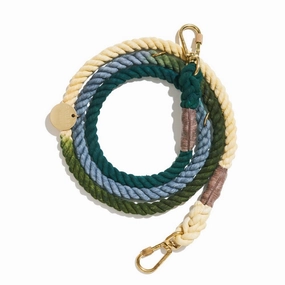 The Catskill Ombre Cotton Rope Dog Leash, Adjustable | Found My Animal