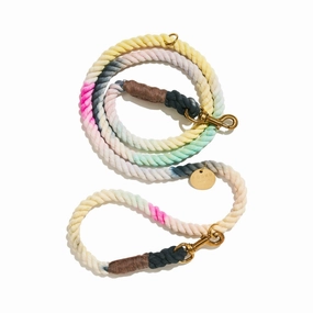 The Dusk Cotton Rope Dog Leash | Bolt Snaps, Adjustable | Found My Animal