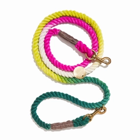 The Radish Cotton Rope Dog Leash | Bolt Snaps, Adjustable | Found My Animal