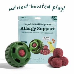 Woof Pupsicle Allergy & Immunity Pop Refills Beef Grain-Free Lickable Dog Treats