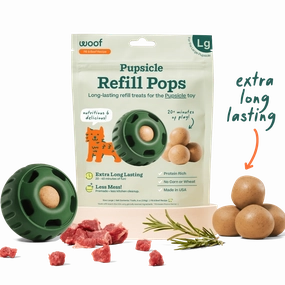 Woof Pupsicle Pops Refills Chicken Grain-Free Lickable Dog Treats